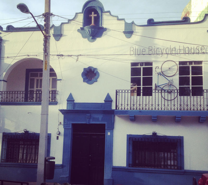 Hostel Blue Bicycle House Querétaro Exteriér fotografie